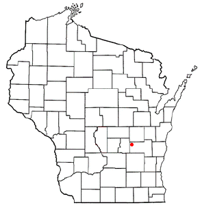 Location of Ripon (town), Wisconsin