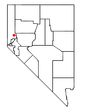 Location of Nixon, Nevada