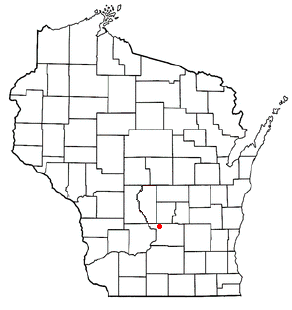 Location of Lewiston, Wisconsin