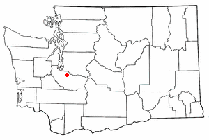 Location of Prairie Ridge, Washington