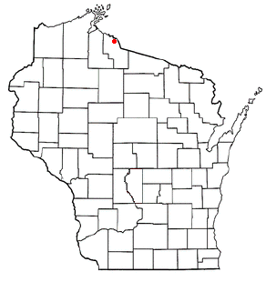 Location of Kimball, Wisconsin