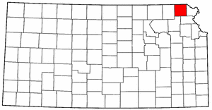 Image:Map of Kansas highlighting Brown County.png