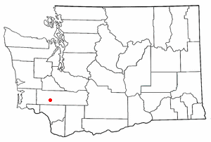 Location of Winlock, Washington