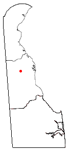 Location of Cheswold, Delaware