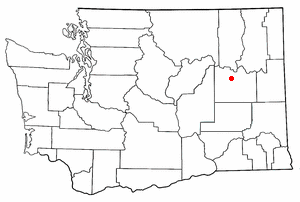 Location of Creston, Washington