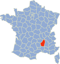 Location of Ardche in France