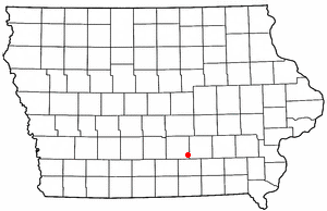 Location of Bussey, Iowa