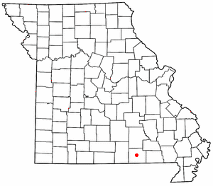 Location of Alton, Missouri