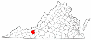 Image:Map of Virginia highlighting Pulaski County.png