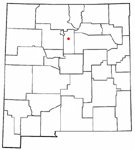 Location of Agua Fria, New Mexico