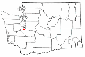 Location of Fircrest, Washington