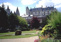 The chateau, as seen from the front.