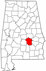 Image:Map of Alabama highlighting Montgomery County.png