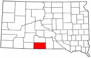 Image:Map of South Dakota highlighting Todd County.png