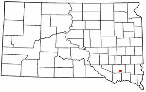 Location of Olivet, South Dakota