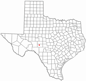 Location of Sonora, Texas