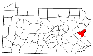 Image:Map of Pennsylvania highlighting Northampton County.png