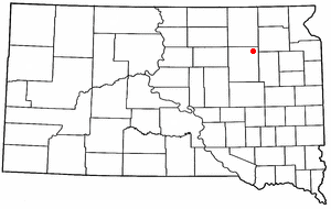 Location of Conde, South Dakota