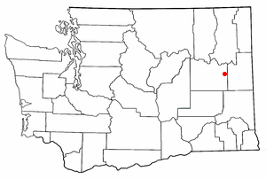 Location of Reardan, Washington