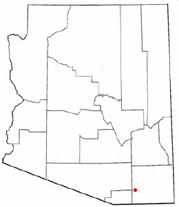 Location of Whetstone, Arizona