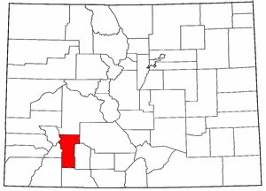 image:Map of Colorado highlighting Hinsdale County.png