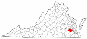 Image:Map of Virginia highlighting Surry County.png
