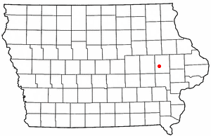 Location of Hiawatha, Iowa