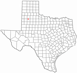 Location of Abernathy, Texas