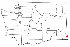 Location of Asotin, Washington