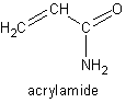 Structure of acrylamide
