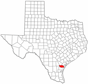 Image:Map of Texas highlighting San Patricio County.png