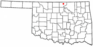 Location of Newkirk, Oklahoma