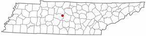 Location of Nolensville, Tennessee