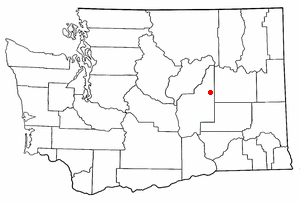 Location of Krupp, Washington