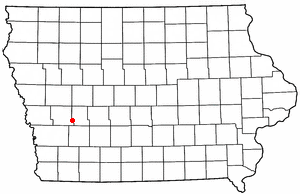 Location of Elk Horn, Iowa