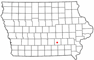 Location of Beacon, Iowa