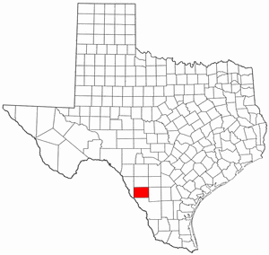 Image:Map of Texas highlighting Dimmit County.png