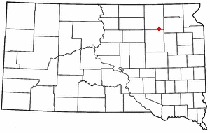 Location of Verdon, South Dakota