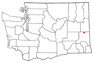 Location of Malden, Washington
