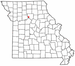 Location of Brunswick, Missouri