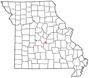 Location of Iberia, Missouri