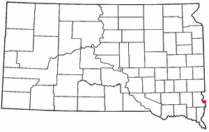Location of Fairview, South Dakota