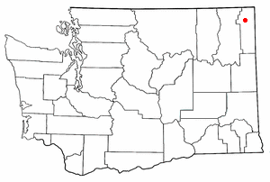 Location of Ione, Washington