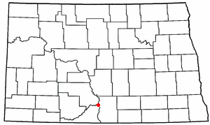 Location of Cannon Ball, North Dakota