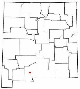 Location of Dona Ana, New Mexico