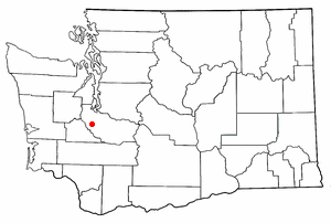 Location of Roy, Washington