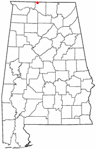 Location of Lester, Alabama