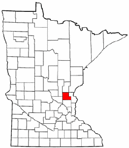 Image:Map of Minnesota highlighting Isanti County.png