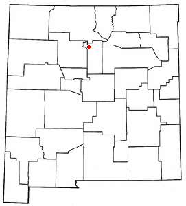 Location of White Rock, New Mexico