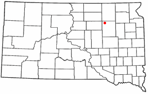 Location of Northville, South Dakota